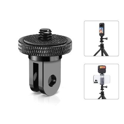 PULUZ 1/4 นิ้ว Screw Metal Tripod Mount Adapter Action Camera, Metal Camera Adapter