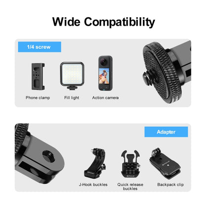 PULUZ 1/4 นิ้ว Screw Metal Tripod Mount Adapter Action Camera, Metal Camera Adapter