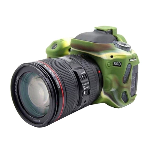 PULUZ เคสซิลิโคนอ่อนนุ่มสำหรับ Canon EOS 80D, For Canon 80D