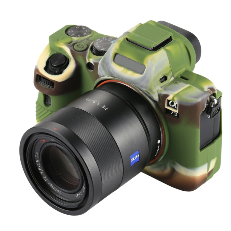PULUZ เคสซิลิโคนอ่อนนุ่มสำหรับ Sony ILCE-7MII / 7SMII / 7RMII, For Sony ILCE-7MII, For Sony A7