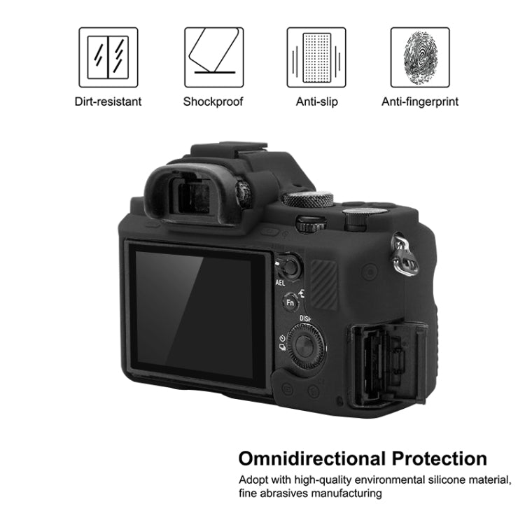 PULUZ เคสซิลิโคนอ่อนนุ่มสำหรับ Sony ILCE-7MII / 7SMII / 7RMII, For Sony ILCE-7MII, For Sony A7