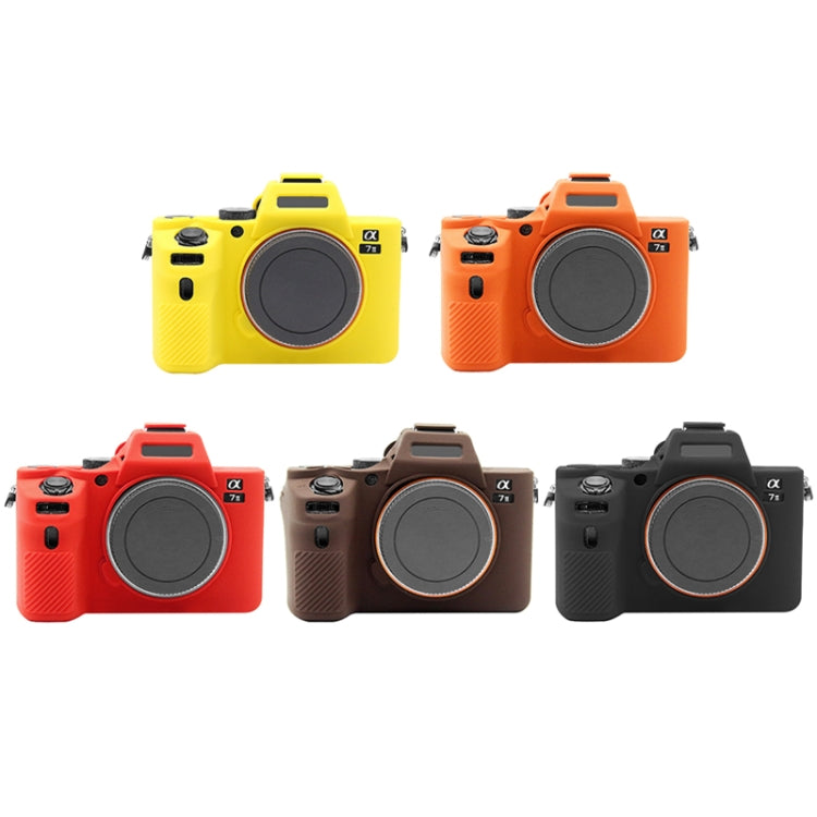 PULUZ เคสซิลิโคนอ่อนนุ่มสำหรับ Sony ILCE-7MII / 7SMII / 7RMII, For Sony ILCE-7MII, For Sony A7