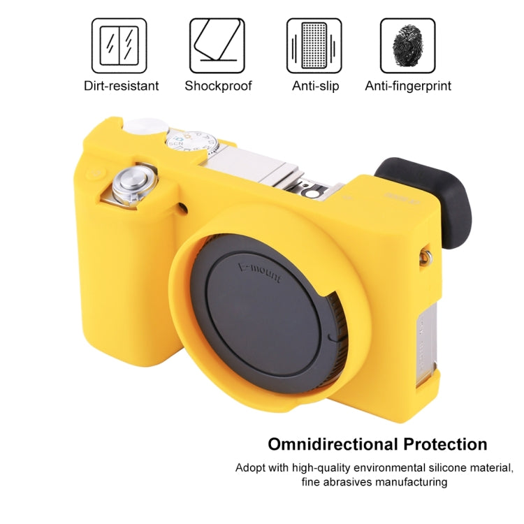 PULUZ เคสซิลิโคนอ่อนนุ่มสำหรับ Sony ILCE-6000 / A6000, For Sony A6000