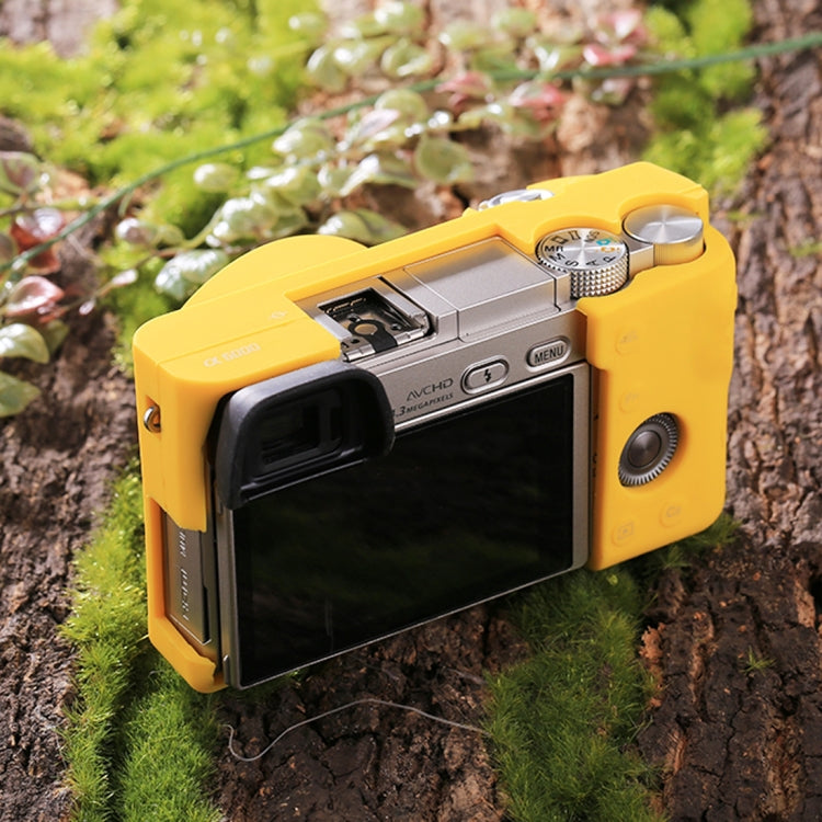 PULUZ เคสซิลิโคนอ่อนนุ่มสำหรับ Sony ILCE-6000 / A6000, For Sony A6000