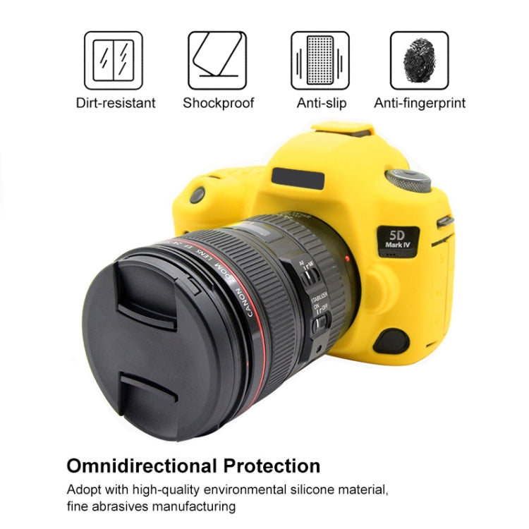 เคสซิลิโคน PULUZ Soft สำหรับ Canon EOS 5D Mark IV, For Canon 5D Mark IV, For Canon 5D4
