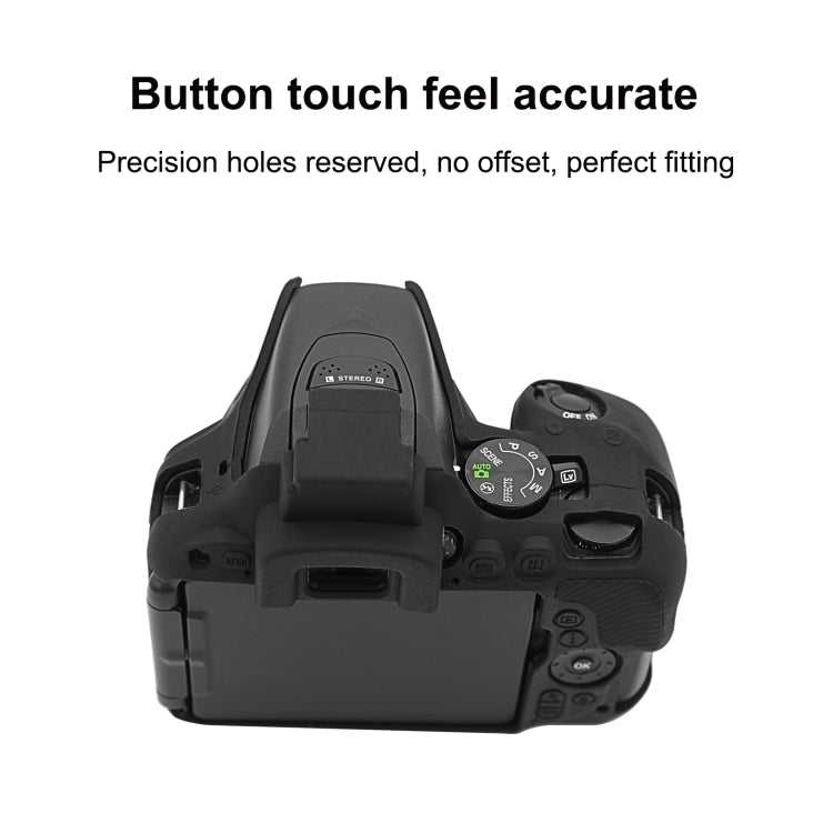PULUZ เคสซิลิโคนอ่อนนุ่มสำหรับ Nikon D5500 / D5600, For Nikon D5500