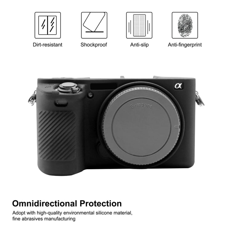 PULUZ เคสซิลิโคนอ่อนนุ่มสำหรับ Sony ILCE-6500, For Sony ILCE-6500, For Sony A6500
