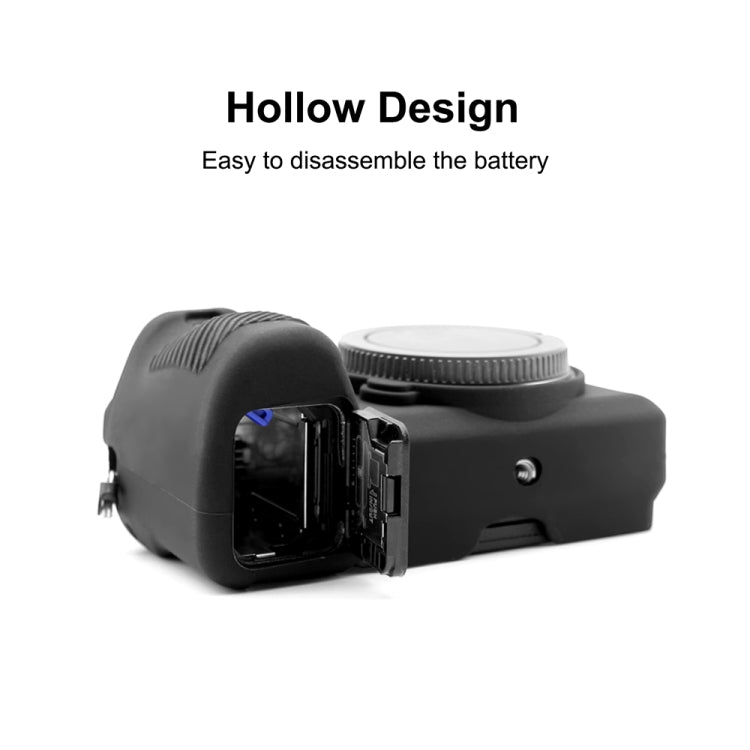PULUZ เคสซิลิโคนอ่อนนุ่มสำหรับ Sony ILCE-6500, For Sony ILCE-6500, For Sony A6500