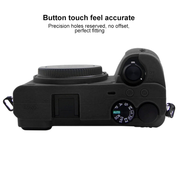 PULUZ เคสซิลิโคนอ่อนนุ่มสำหรับ Sony A6600 / ILCE-6600, For Sony A6600