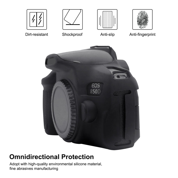PULUZ เคสซิลิโคนอ่อนนุ่มสำหรับ Canon EOS 850D, For Canon EOS 850D