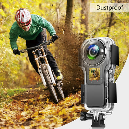 สำหรับ Insta360 One RS 1 นิ้ว 360 Edition PULUZ 40m กรณีที่อยู่อาศัยกันน้ำใต้น้ำ