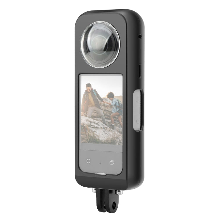 สำหรับ Insta360 X3 PULUZ กรงป้องกันโลหะ Rig กรอบที่อยู่อาศัยพร้อมตัวป้องกันเลนส์, Metal Frame with Lens Protector