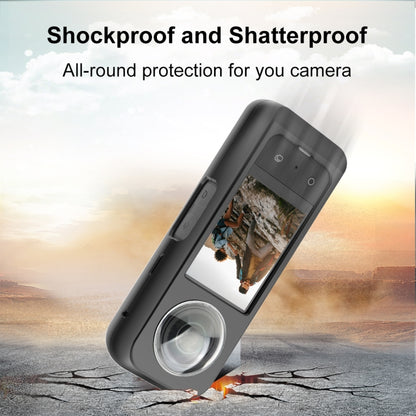 สำหรับ Insta360 X3 PULUZ กรงป้องกันโลหะ Rig กรอบที่อยู่อาศัยพร้อมตัวป้องกันเลนส์, Metal Frame with Lens Protector
