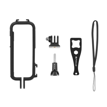 สำหรับ Insta360 X3 PULUZ Cold Shoe PC กรอบป้องกันพลาสติกพร้อมอะแดปเตอร์ Mount & Screw, PC Frame