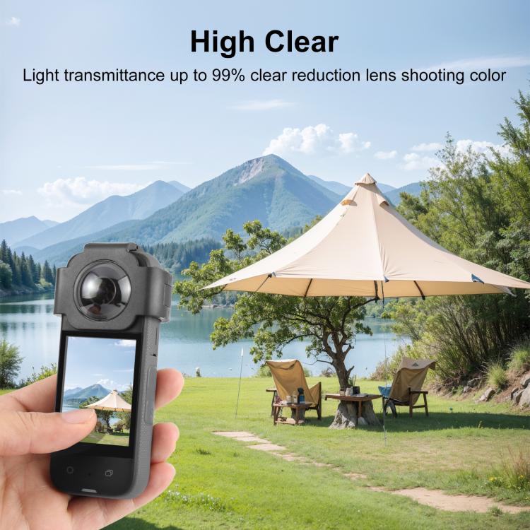 สำหรับฝาครอบป้องกันเลนส์ PULUZ Insta360 X3 PULUZ, Lens Guard