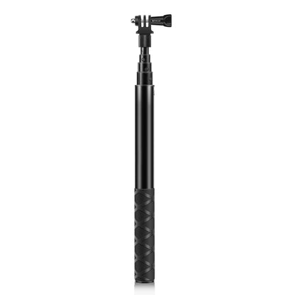 PULUZ 110 ซม.โลหะ Selfie Stick Monopod พร้อมฐานอะแดปเตอร์ที่มองไม่เห็นและสกรูสำหรับ Insta360 One RS / X2 / X3, 110cm Monopod