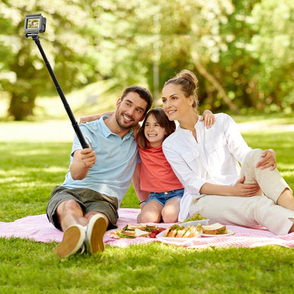 PULUZ 110 ซม.โลหะ Selfie Stick Monopod พร้อมฐานอะแดปเตอร์ที่มองไม่เห็นและสกรูสำหรับ Insta360 One RS / X2 / X3, 110cm Monopod