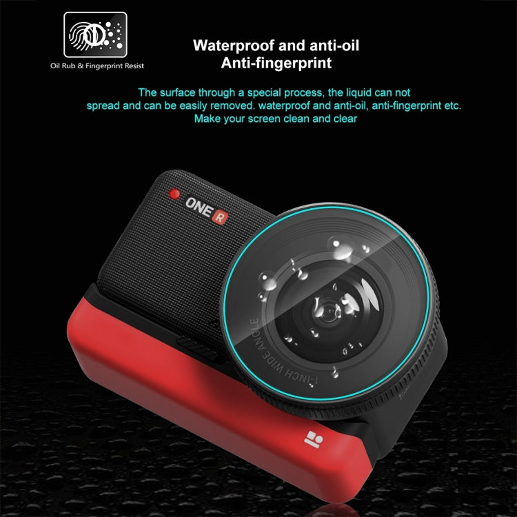 สำหรับ Insta360 One RS PULUZ 3 ใน 1 หน้าจอ + เลนส์ 4K + ฟิล์มกระจกนิรภัยเลนส์ Leica, For Insta360 One RS