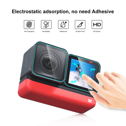 สำหรับ Insta360 One RS PULUZ 3 ใน 1 หน้าจอ + เลนส์ 4K + ฟิล์มกระจกนิรภัยเลนส์ Leica, For Insta360 One RS