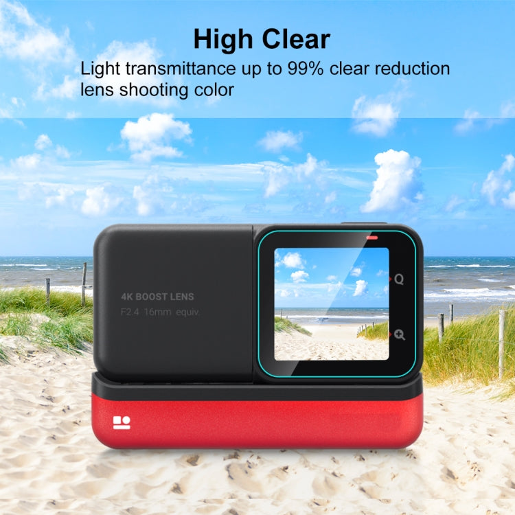 สำหรับ Insta360 One RS PULUZ 3 ใน 1 หน้าจอ + เลนส์ 4K + ฟิล์มกระจกนิรภัยเลนส์ Leica, For Insta360 One RS