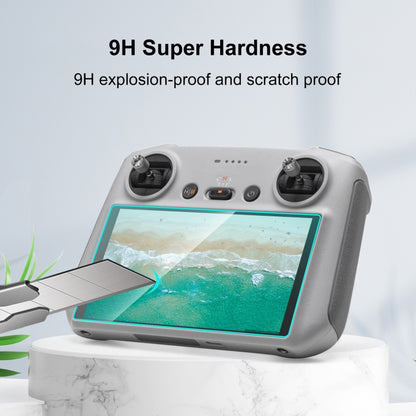 สำหรับ DJI Mini 3 Pro / Mavic 3 Classic PULUZ รีโมทคอนโทรล ฟิล์มกระจกนิรภัยหน้าจอ, For DJI Mini 3 Pro / Mavic 3 Classic Remote Control