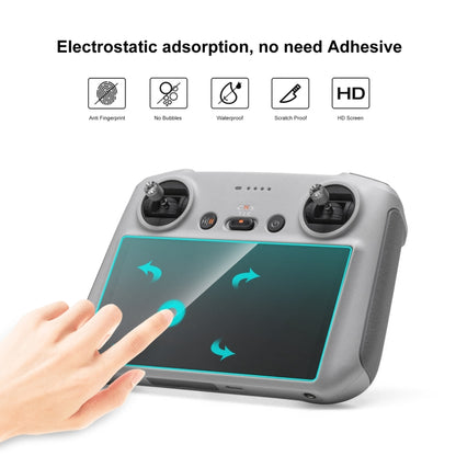 สำหรับ DJI Mini 3 Pro / Mavic 3 Classic PULUZ รีโมทคอนโทรล ฟิล์มกระจกนิรภัยหน้าจอ, For DJI Mini 3 Pro / Mavic 3 Classic Remote Control
