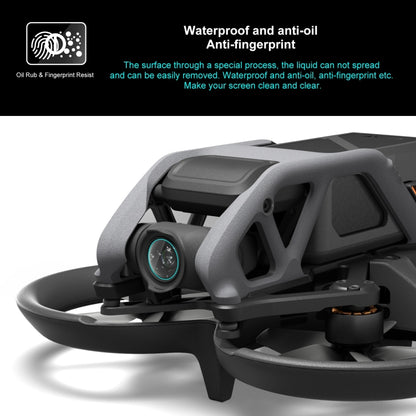 สำหรับ DJI Avata 2 ชิ้น PULUZ กระจกนิรภัยจมูกเลนส์ฟิล์ม, For DJI Avata