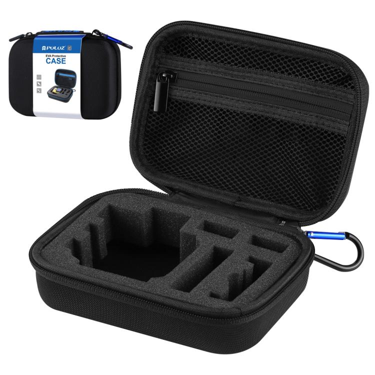 PULUZ กระเป๋าพกพาและกระเป๋าเดินทางกันน้ำสำหรับ GoPro, DJI Osmo Action และอุปกรณ์เสริมกล้องกีฬาอื่น ๆ ขนาดเล็ก: 16 ซม. x 12 ซม. x 7 ซม., For GoPro, Size: 16cm x 12cm x 7cm
