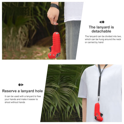 สำหรับ DJI RC Motion 2 / DJI Avata / FPV Rocker PULUZ เคสซิลิโคนพร้อมสายคล้องคอ, For DJI Avata / FPV Rocker with Neck Strap