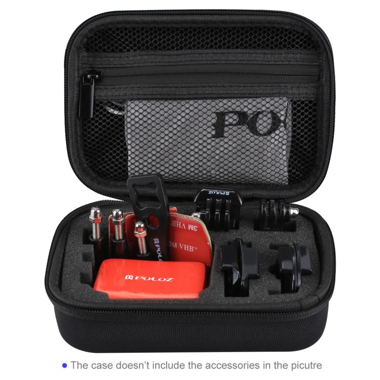 PULUZ กระเป๋าพกพาและกระเป๋าเดินทางกันน้ำสำหรับ GoPro, DJI Osmo Action และอุปกรณ์เสริมกล้องกีฬาอื่น ๆ ขนาดเล็ก: 16 ซม. x 12 ซม. x 7 ซม., For GoPro, Size: 16cm x 12cm x 7cm