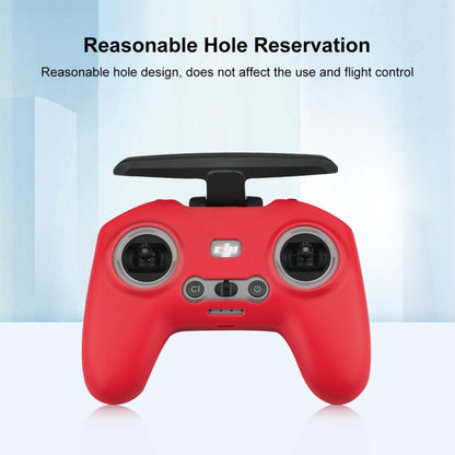 สำหรับ DJI FPV Combo รีโมทคอนโทรล PULUZ เคสป้องกันซิลิโคนพร้อมสายคล้องคอ, For DJI FPV Combo Remote Control with Neck Strap