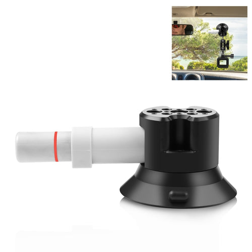 PULUZ 3 นิ้ว Car Single Pump Suction Cup Aluminium Alloy Mount, Pump Suction Cup Mount