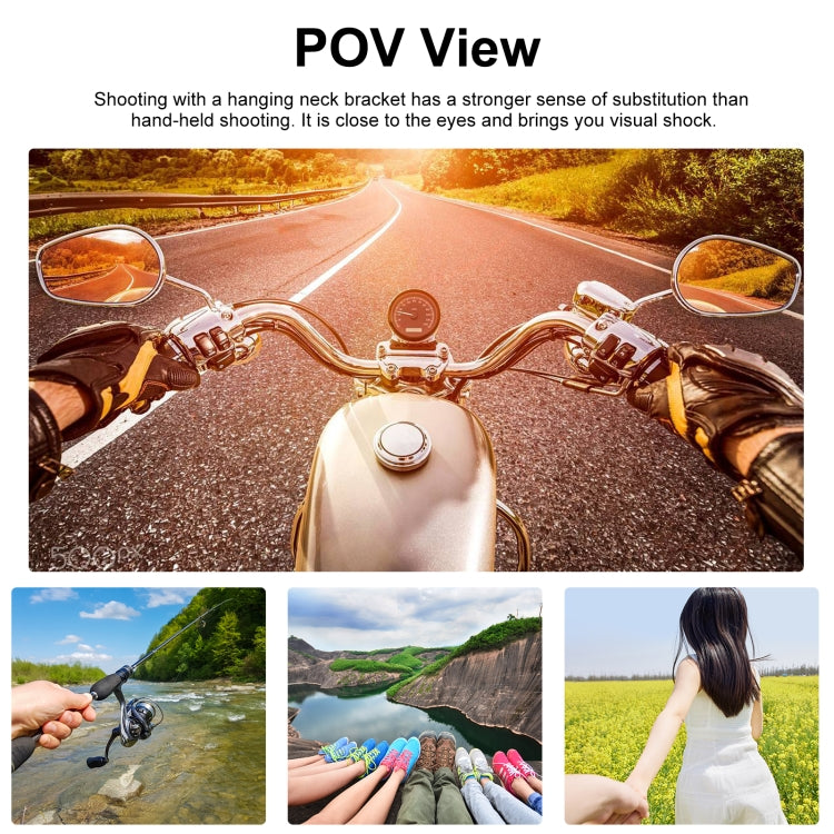 PULUZ Lazy Neck Bracket POV View Mount สำหรับกล้อง GoPro Action, POV View Mount