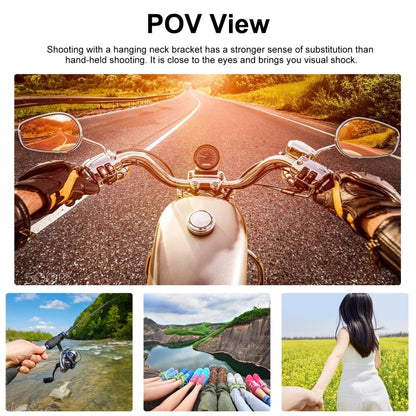 PULUZ Lazy Neck Bracket POV View Mount สำหรับกล้อง GoPro Action, POV View Mount