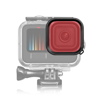 สำหรับ GoPro HERO12 Black / 11 Black / 10 Black / 9 Black PULUZ Square Housing ตัวกรองเลนส์สีดำน้ำ, For GoPro Hero11 Black / HERO10 Black / HERO9 Black