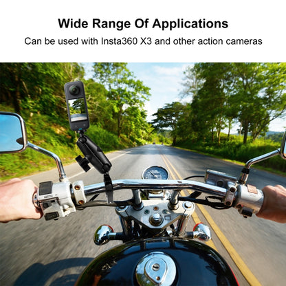 PULUZ รถจักรยานยนต์ O-Clip ที่วางจำหน่ายด่วนที่ยึดมือจับยึดถาวรสำหรับ GoPro และกล้องแอ็คชั่นอื่น ๆ, O-Clip Mount