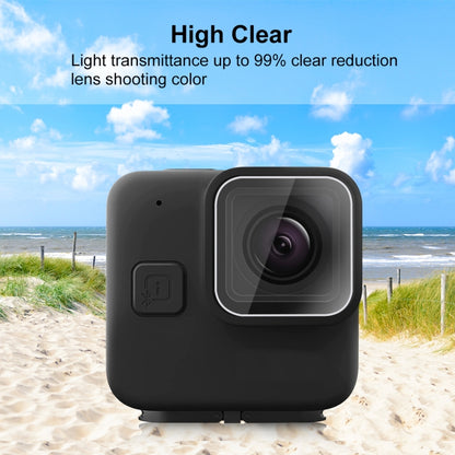 สำหรับ GoPro Hero11 Black Mini PULUZ 2 ชิ้นฟิล์มกระจกนิรภัยเลนส์, For GoPro Hero11 Black Mini