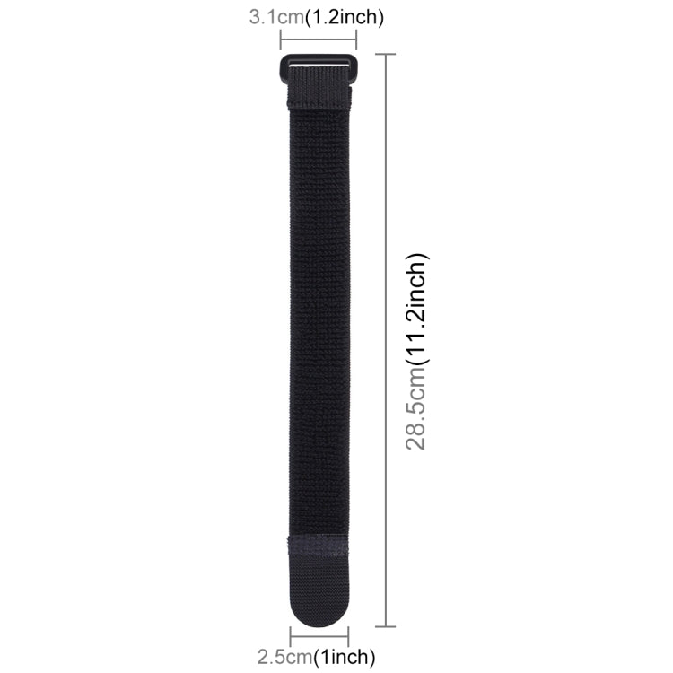 PULUZ ไนลอนตะขอและห่วง Fastener สายรัดข้อมือสำหรับ GoPro Hero11 สีดำ /HERO10 สีดำ / HERO9 สีดำ /8 สีดำ / สูงสุด /7/6/5/4/3+ /3 และ SJ4000 รีโมทคอนโทรล, ความยาว: 25 ซม., Remote Control Strap