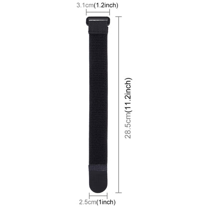 PULUZ ไนลอนตะขอและห่วง Fastener สายรัดข้อมือสำหรับ GoPro Hero11 สีดำ /HERO10 สีดำ / HERO9 สีดำ /8 สีดำ / สูงสุด /7/6/5/4/3+ /3 และ SJ4000 รีโมทคอนโทรล, ความยาว: 25 ซม., Remote Control Strap