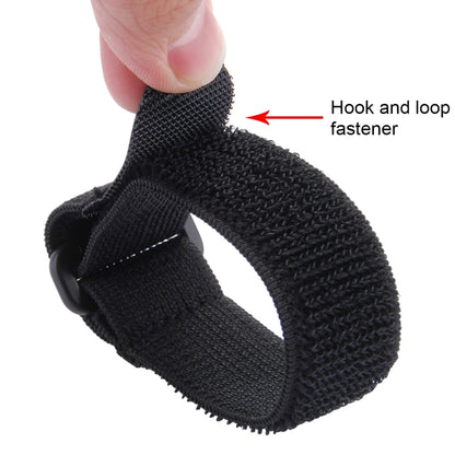 PULUZ ไนลอนตะขอและห่วง Fastener สายรัดข้อมือสำหรับ GoPro Hero11 สีดำ /HERO10 สีดำ / HERO9 สีดำ /8 สีดำ / สูงสุด /7/6/5/4/3+ /3 และ SJ4000 รีโมทคอนโทรล, ความยาว: 25 ซม., Remote Control Strap