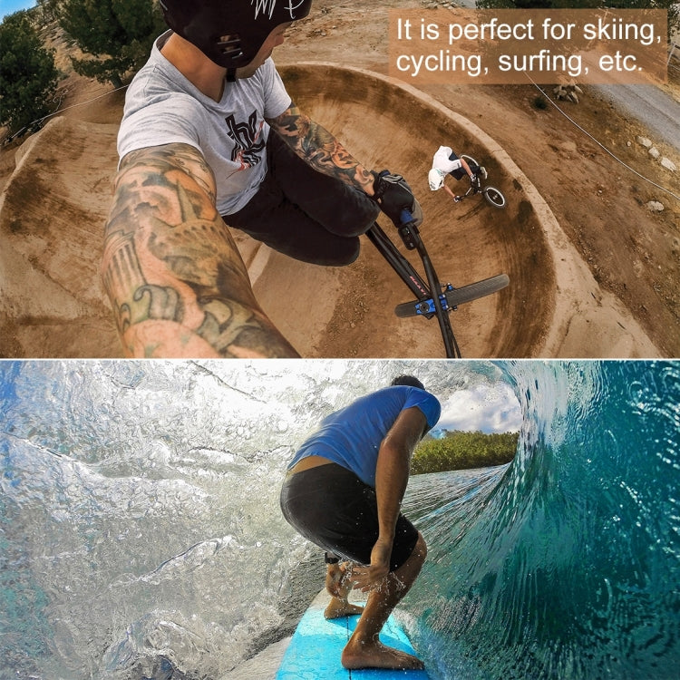 PULUZ ไนลอนตะขอและห่วง Fastener สายรัดข้อมือสำหรับ GoPro Hero11 สีดำ /HERO10 สีดำ / HERO9 สีดำ /8 สีดำ / สูงสุด /7/6/5/4/3+ /3 และ SJ4000 รีโมทคอนโทรล, ความยาว: 25 ซม., Remote Control Strap