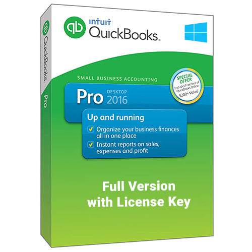 QuickBooks Desktop Pro 2016 Full Version with License Key