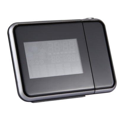 มัลติฟังก์ชั่นดิจิตอลสี LCD แสดงผล LED นาฬิกาปลุกโปรเจคเตอร์พร้อมสถานีอากาศ / อุณหภูมิ / ความชื้น / ปฏิทิน, LED Projection Alarm Clock