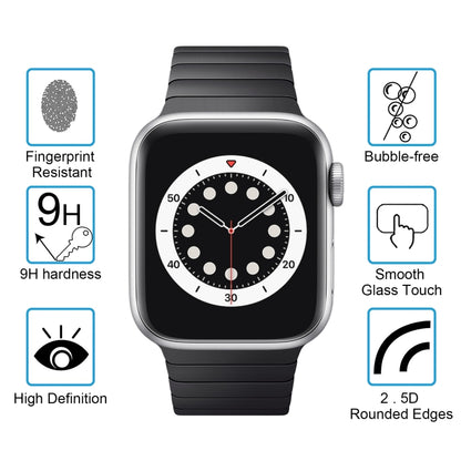 สำหรับ Apple Watch Edition 42 มม. 42 มม. เส้นผ่านศูนย์กลางหน้าปัด 9H + ความแข็งพื้นผิว 2.5D ฟิล์มกระจกนิรภัยป้องกันการระเบิด, For Series 3&2&1 42mm
