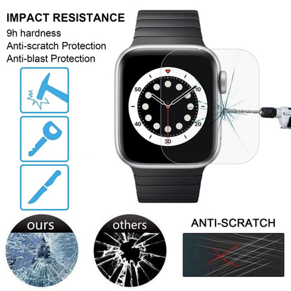 สำหรับ Apple Watch Edition 42 มม. 42 มม. เส้นผ่านศูนย์กลางหน้าปัด 9H + ความแข็งพื้นผิว 2.5D ฟิล์มกระจกนิรภัยป้องกันการระเบิด, For Series 3&2&1 42mm