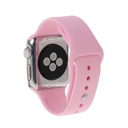 สำหรับ Apple Watch Sport 42 มม. สายนาฬิกาสปอร์ตยางประสิทธิภาพสูงยาวขึ้นพร้อมการปิดแบบ Pin-and-tuck