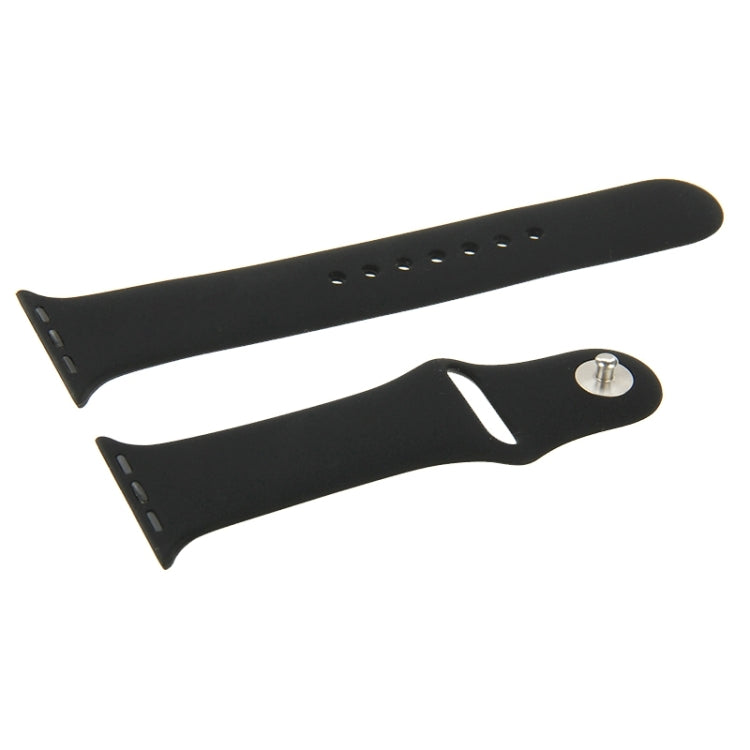 สำหรับ Apple Watch Sport 42 มม. สายนาฬิกาสปอร์ตยางประสิทธิภาพสูงยาวขึ้นพร้อมการปิดแบบ Pin-and-tuck
