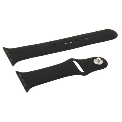 สำหรับ Apple Watch Sport 42 มม. สายนาฬิกาสปอร์ตยางประสิทธิภาพสูงยาวขึ้นพร้อมการปิดแบบ Pin-and-tuck