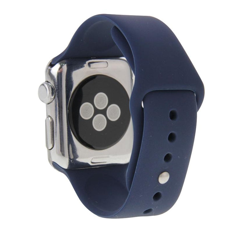 สำหรับ Apple Watch Sport 42 มม. สายนาฬิกาสปอร์ตยางประสิทธิภาพสูงยาวขึ้นพร้อมการปิดแบบ Pin-and-tuck