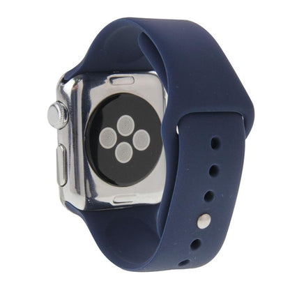 สำหรับ Apple Watch Sport 42 มม. สายนาฬิกาสปอร์ตยางประสิทธิภาพสูงยาวขึ้นพร้อมการปิดแบบ Pin-and-tuck